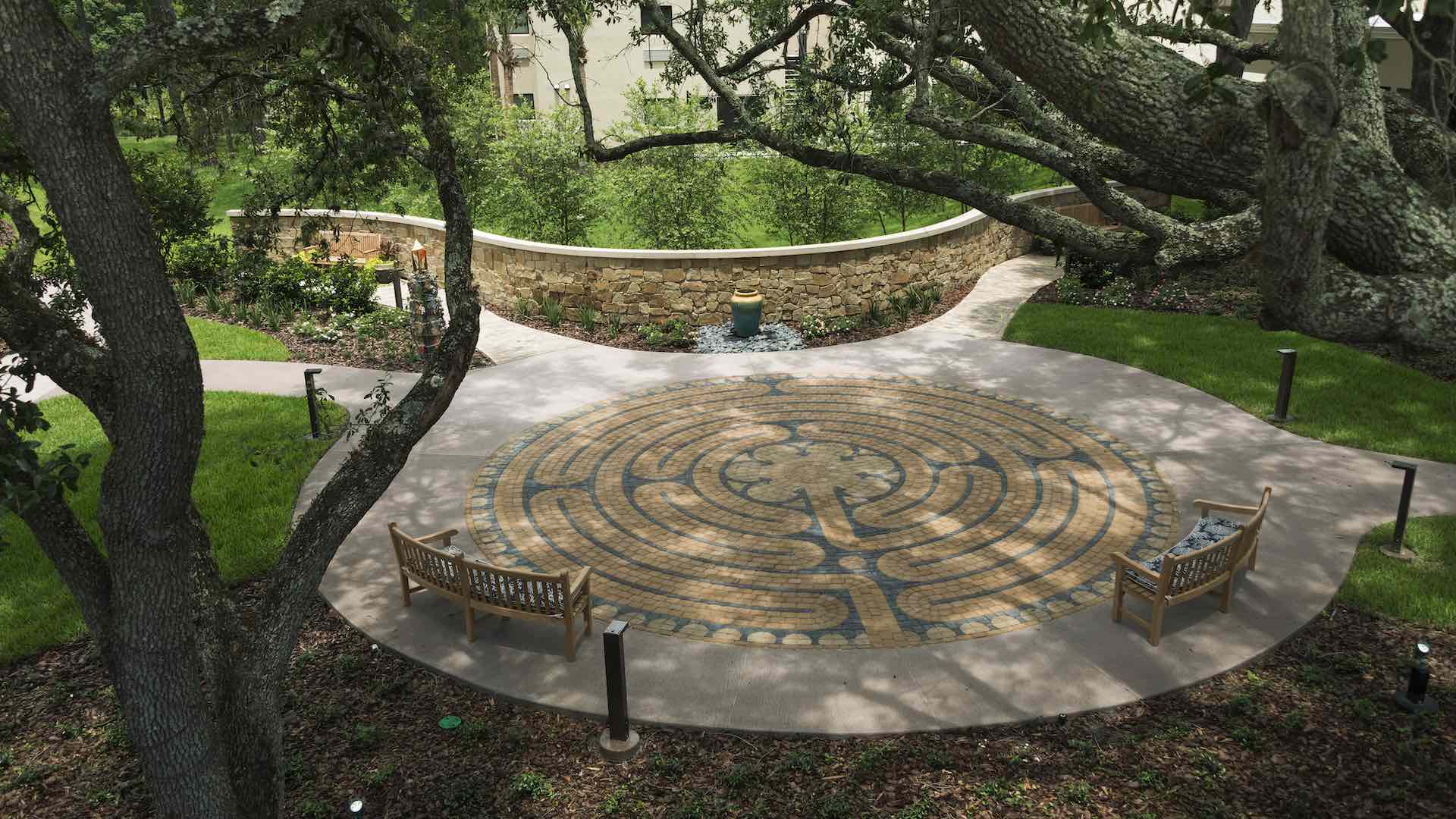 Meditation Garden with Open Space
