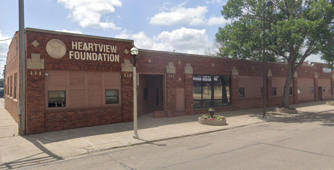 Brick exterior of Heartview Foundation Dickinson residential center