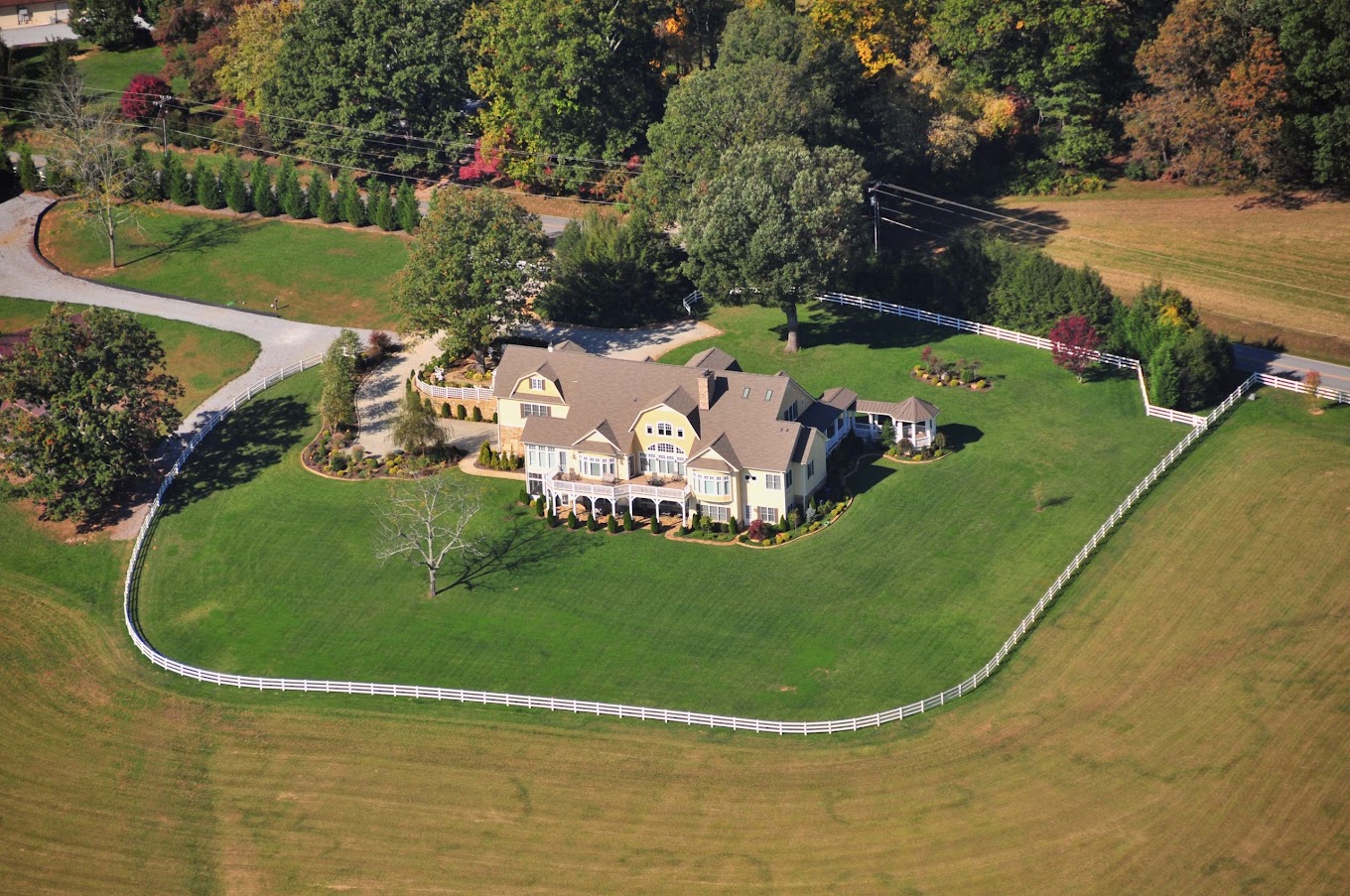 Silver Ridge Mills River Aerial Outdoor