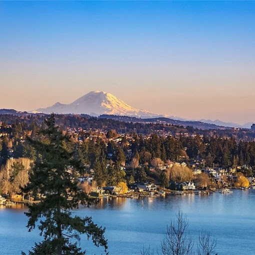 Scenic view of a snow-capped mountain.