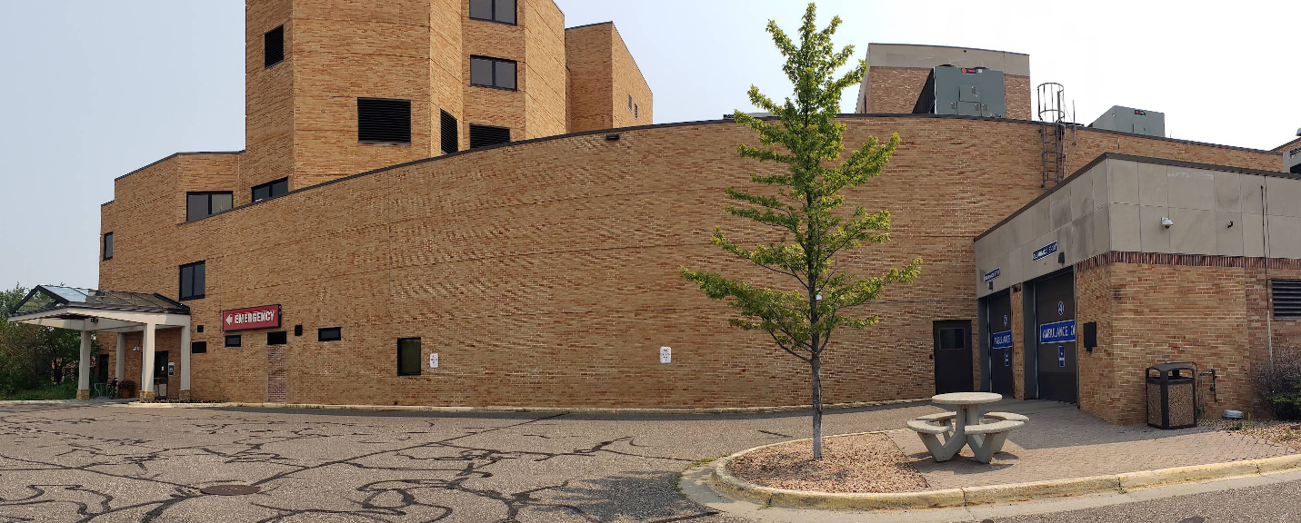 Side exterior of Saint Joseph’s Medical Center in Brainerd, Minnesota