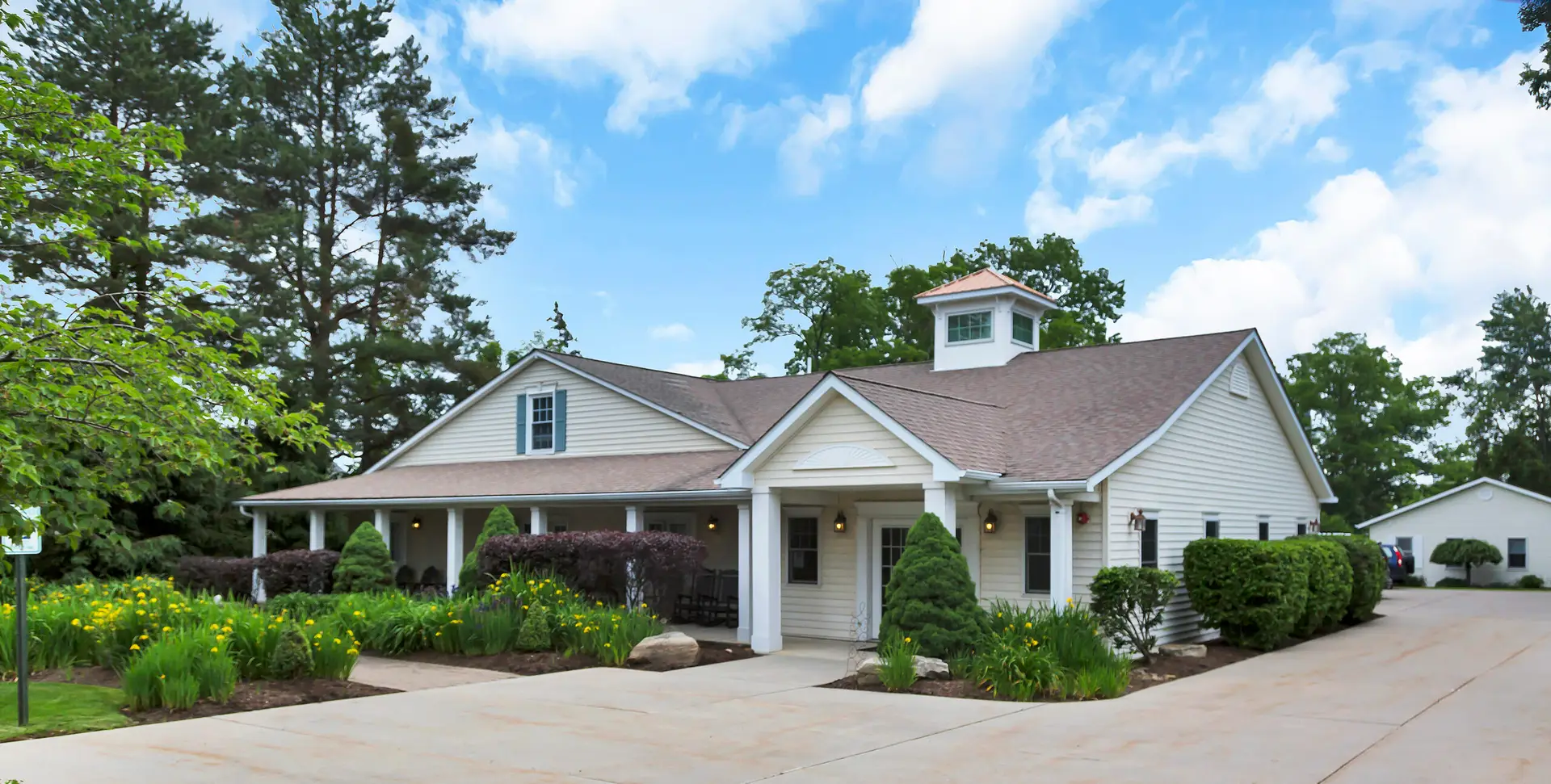 Exterior view of Nevaeh Ridge residential treatment facility