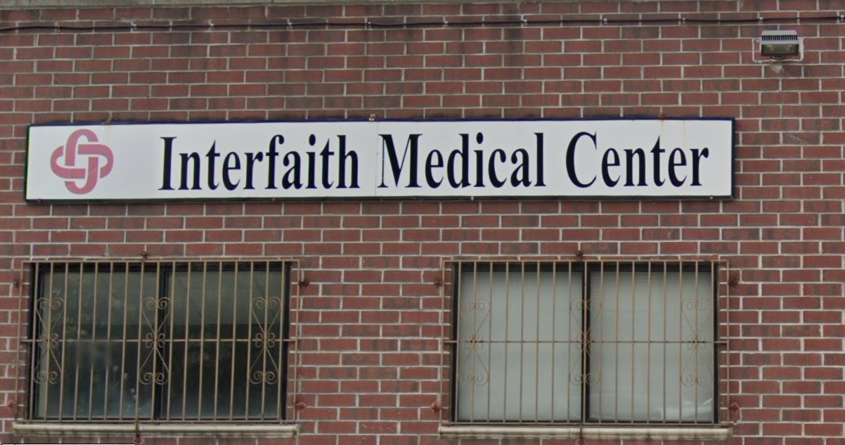 Interfaith Medical Center Mmtp Otp Brooklyn Building Sign