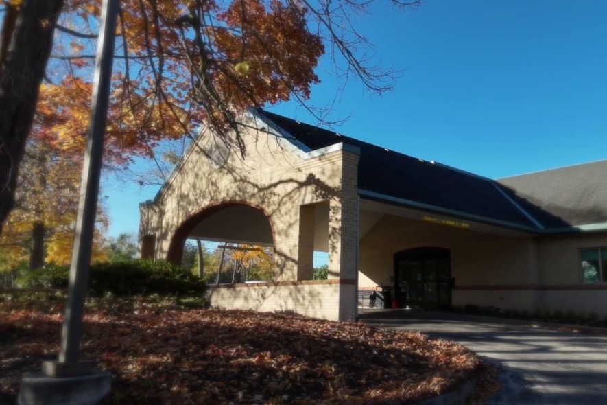 Exterior entrance of WellBrook Recovery facility