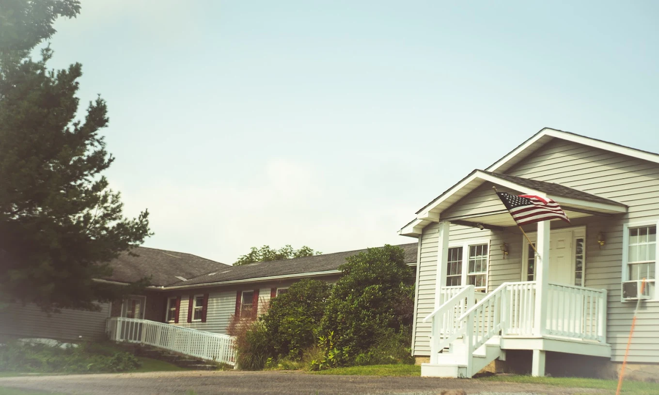 Exterior view of Graniteville House of Recovery residential buildings
