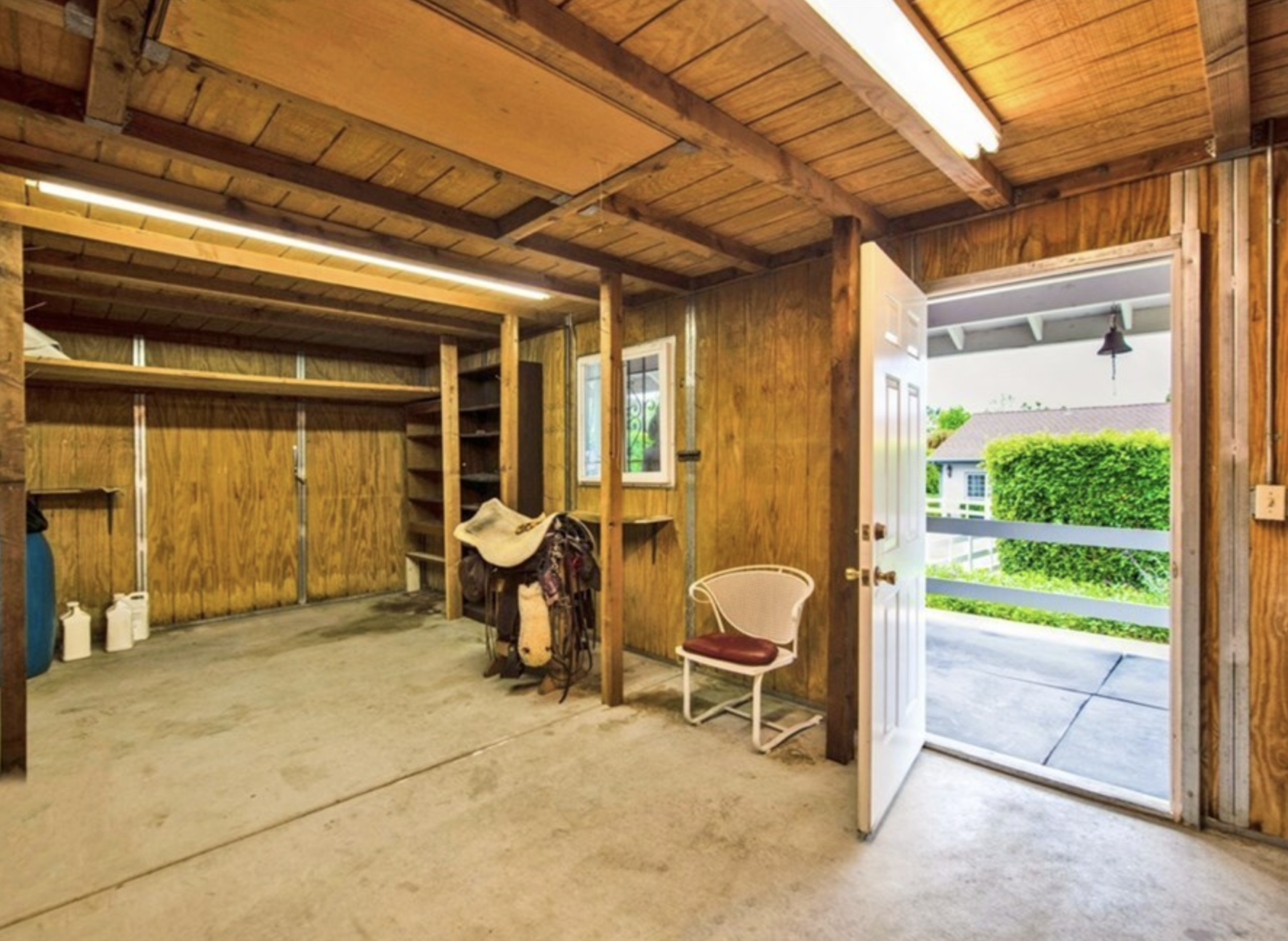 Barn structure within the facility.