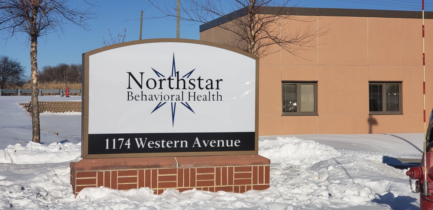 Northstar Behavioral Health sign in snowy landscape