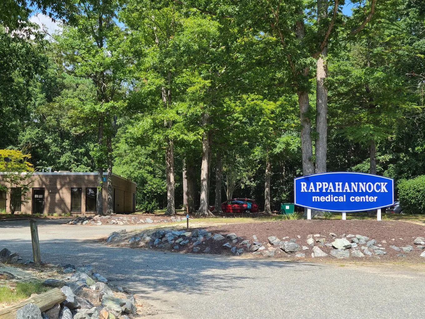Rappahannock Medical Center roadside sign at the Kilmarnock location
