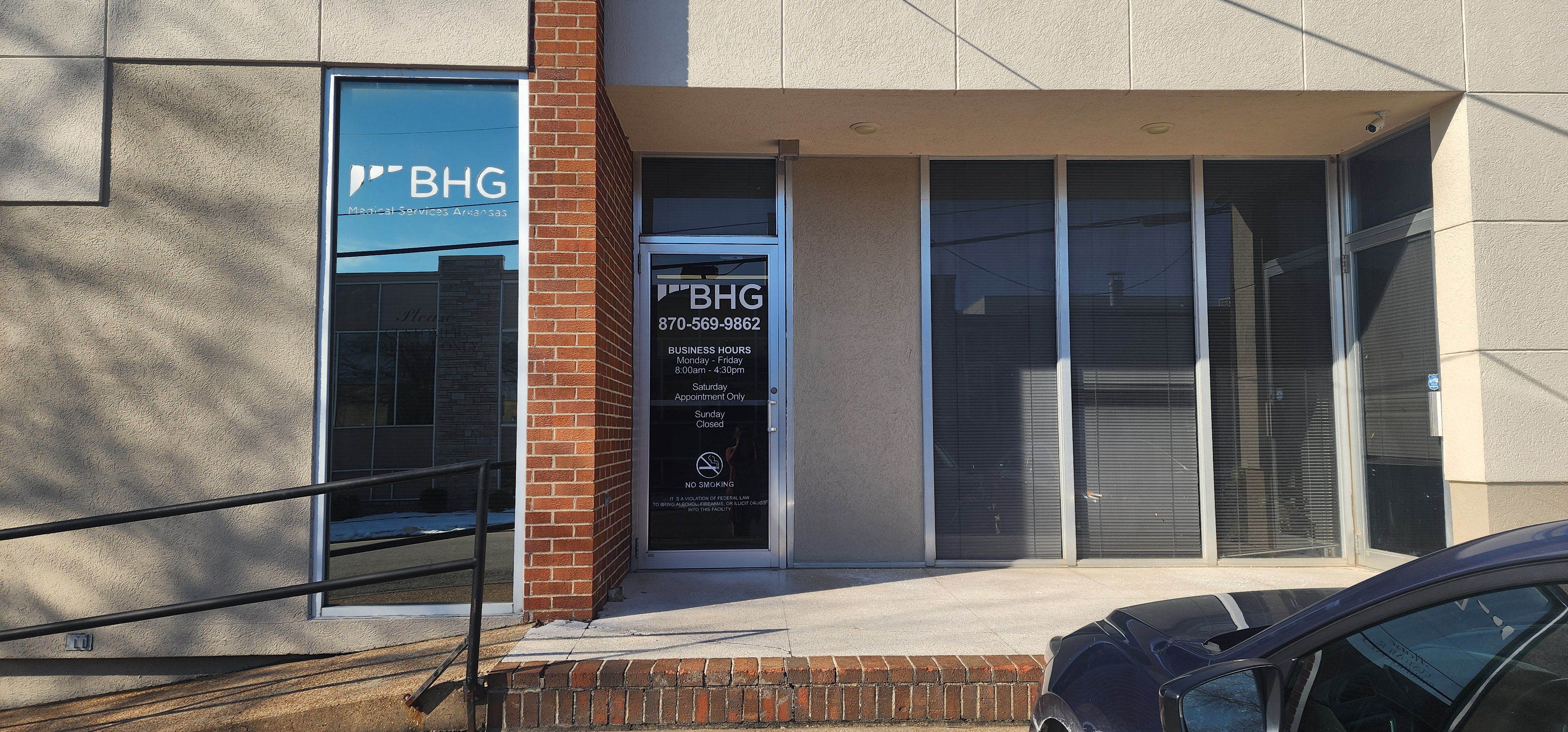 Front entrance of BHG Medical Services Batesville