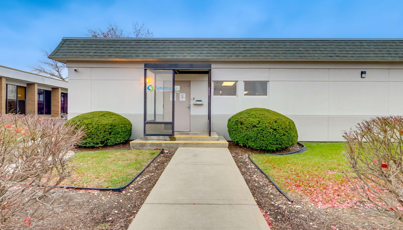 Clinic exterior with a welcoming entrance.