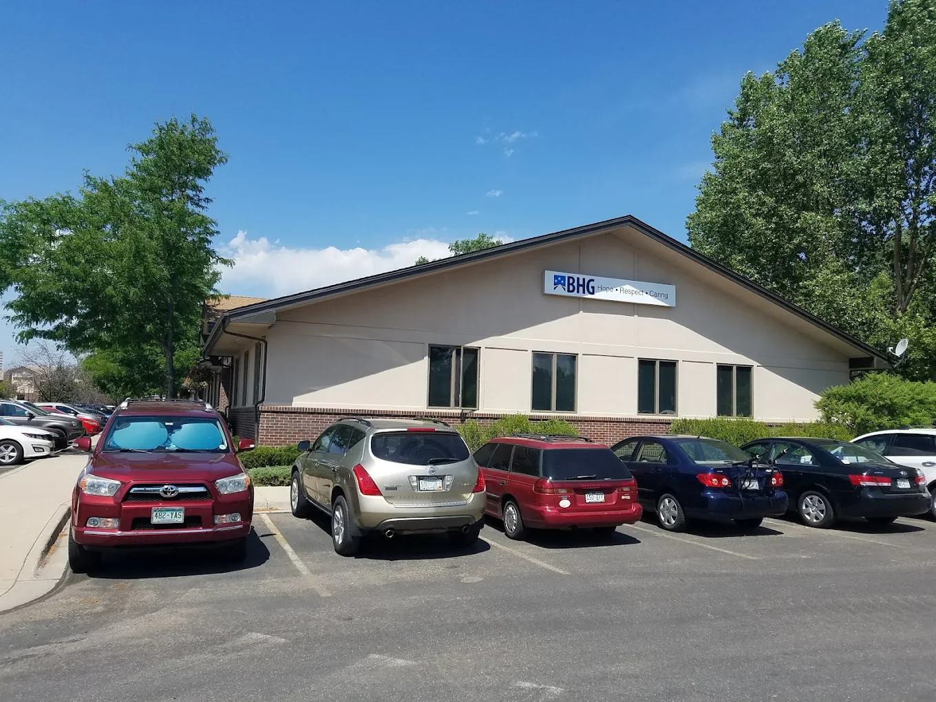 Exterior of BHG Fort Collins Treatment Center building