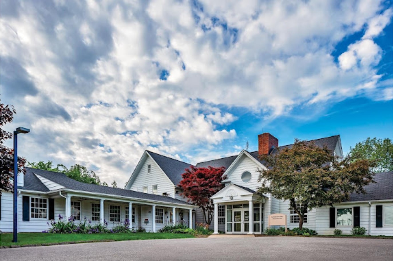 Exterior view of the rehab facility.