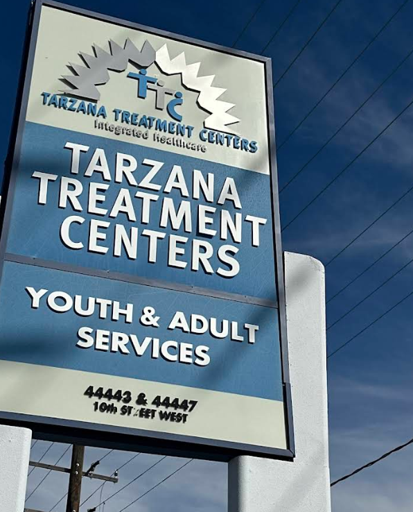Outdoor sign for Tarzana Treatment Centers