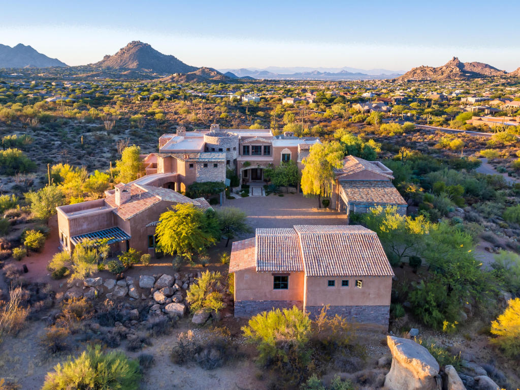 Aerial view of the rehab facility.