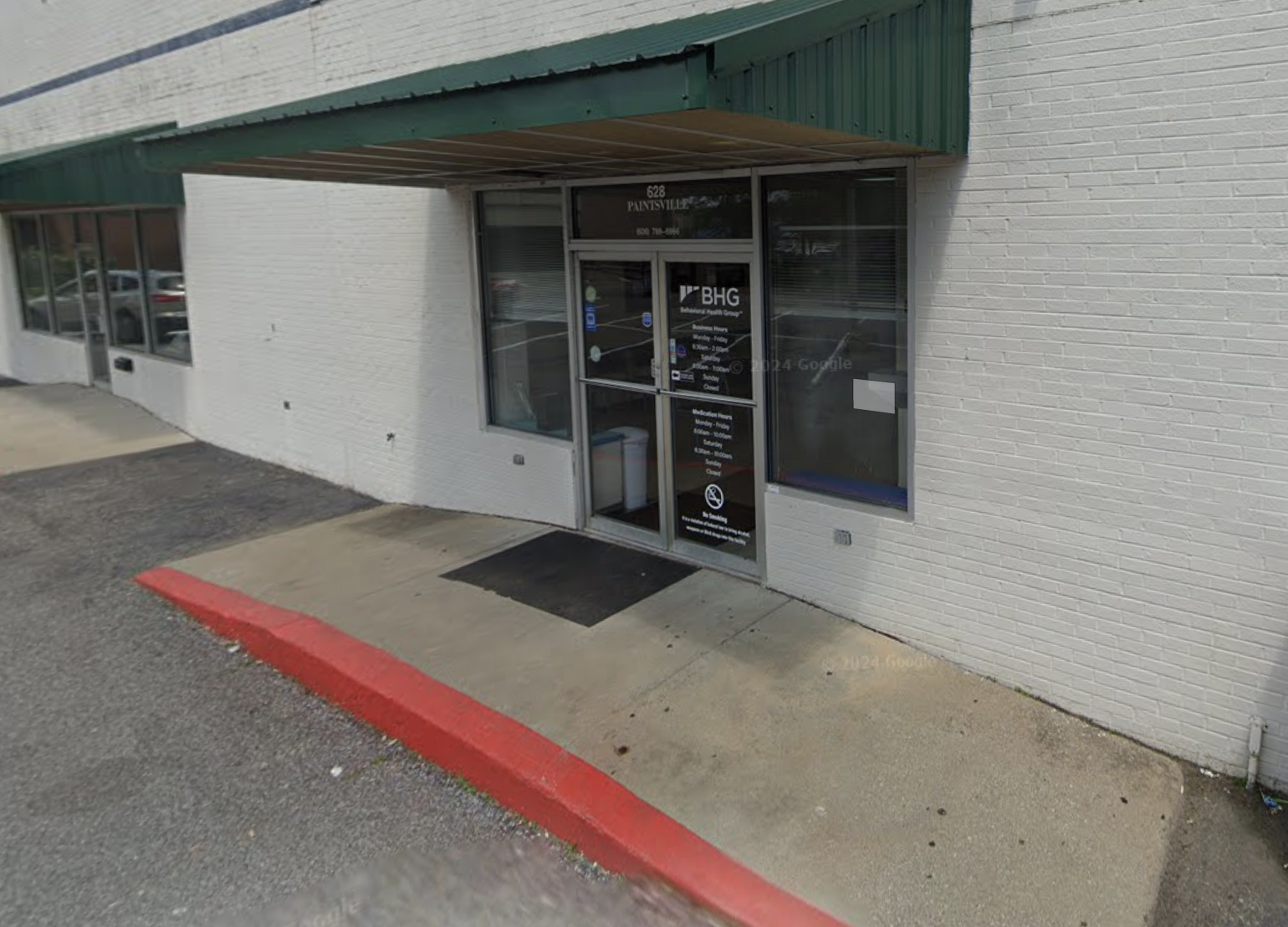 Entrance to BHG Paintsville Treatment Center building