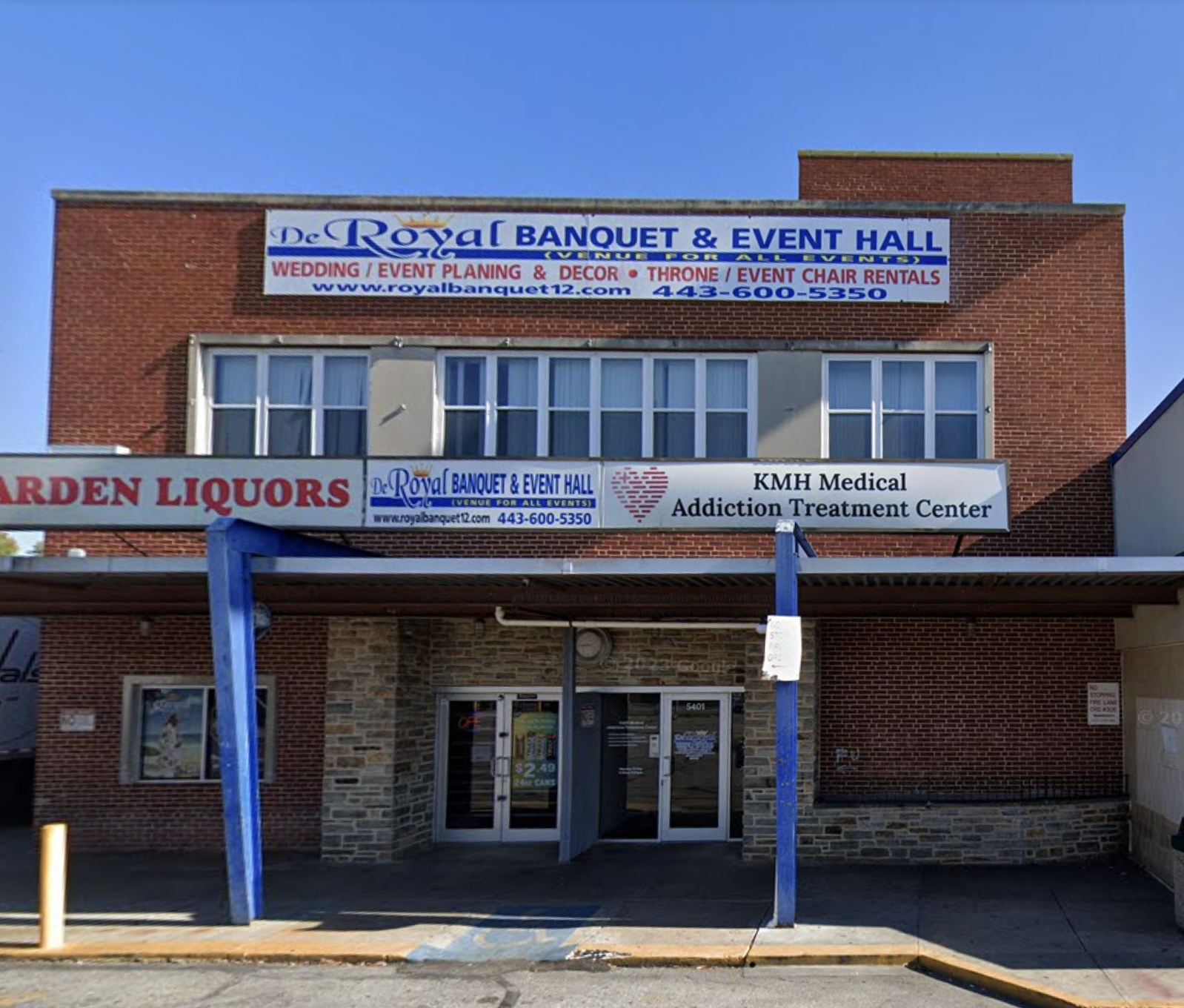 Front of KMH Medical Addiction Treatment Center in Baltimore