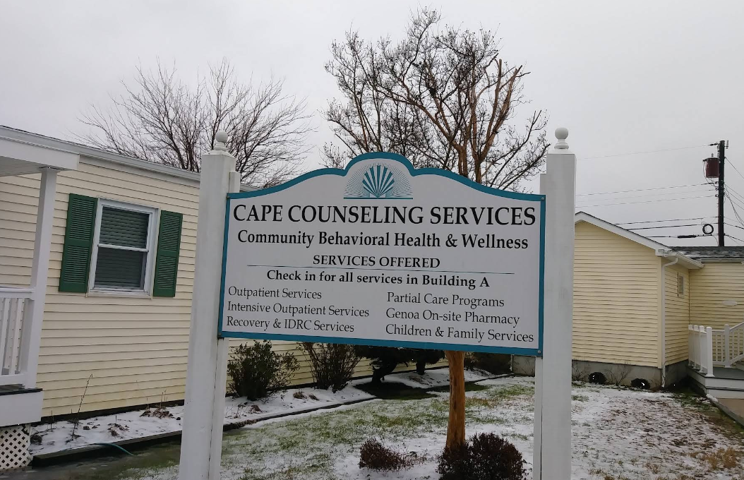 Cape Counseling Services sign outside facility building