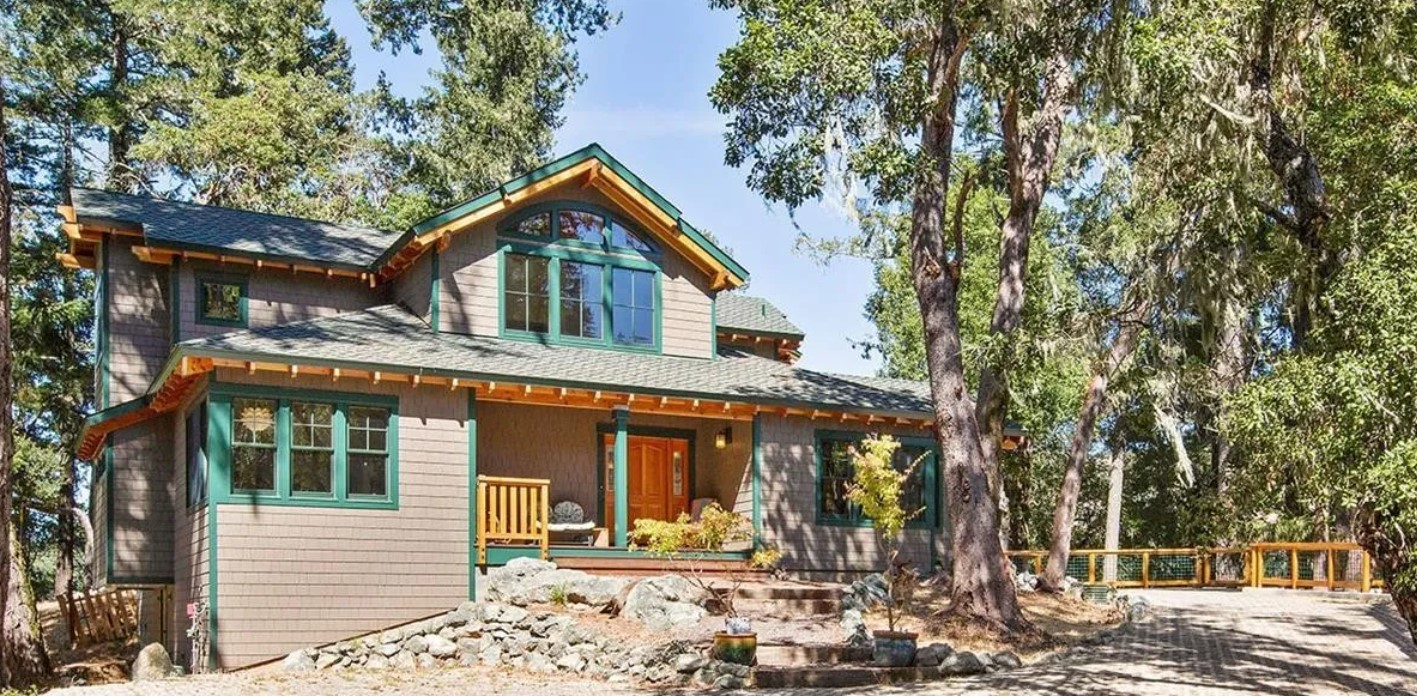 Exterior facility view with  a porch.