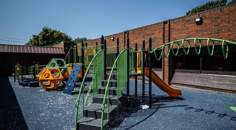 Outdoor playground for children's behavioral programs