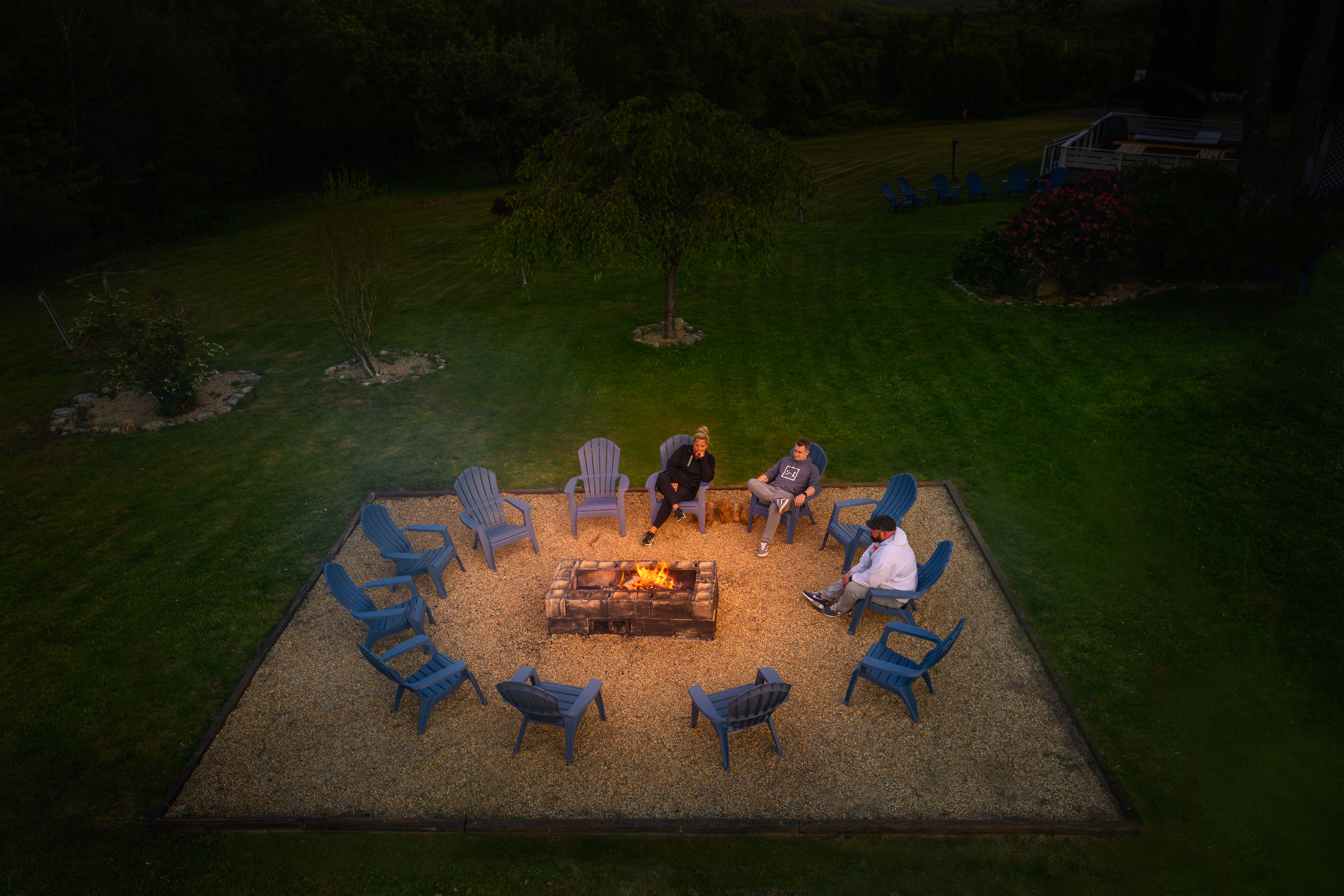Spring Hill Recovery Center Ashby fire pit