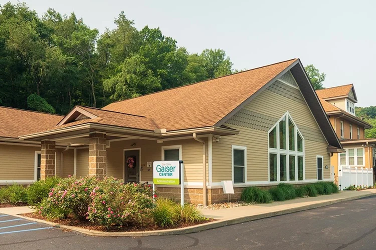 Exterior view of treatment center building