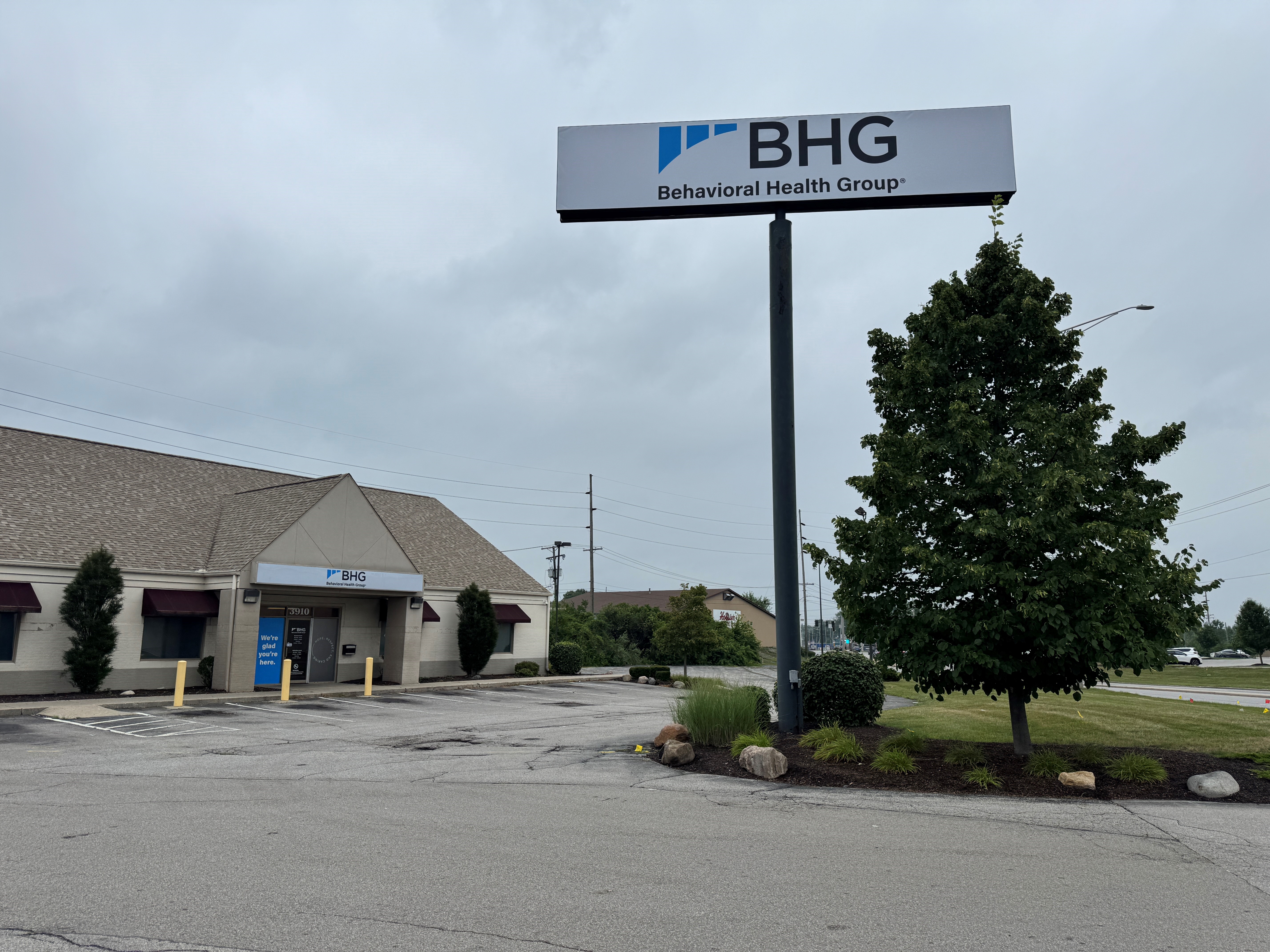 Exterior of BHG Fort Wayne Treatment Center building